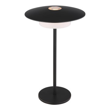 Globo - Lâmpada de mesa tátil recarregável LED para exterior LED/3W/3,7V 1800/2700/3000K IP44 1800 mAh preta