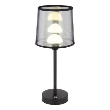 Globo - Lâmpada de mesa tátil recarregável LED regulável LED/2,5W/3,7V 2700/4000/6500K 1800 mAh preta