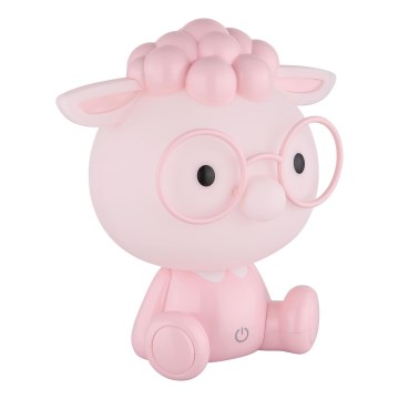 Globo - Lâmpada de noite infantil recarregável LED dimmerizável LED/1W/5V 500 mAh rosa