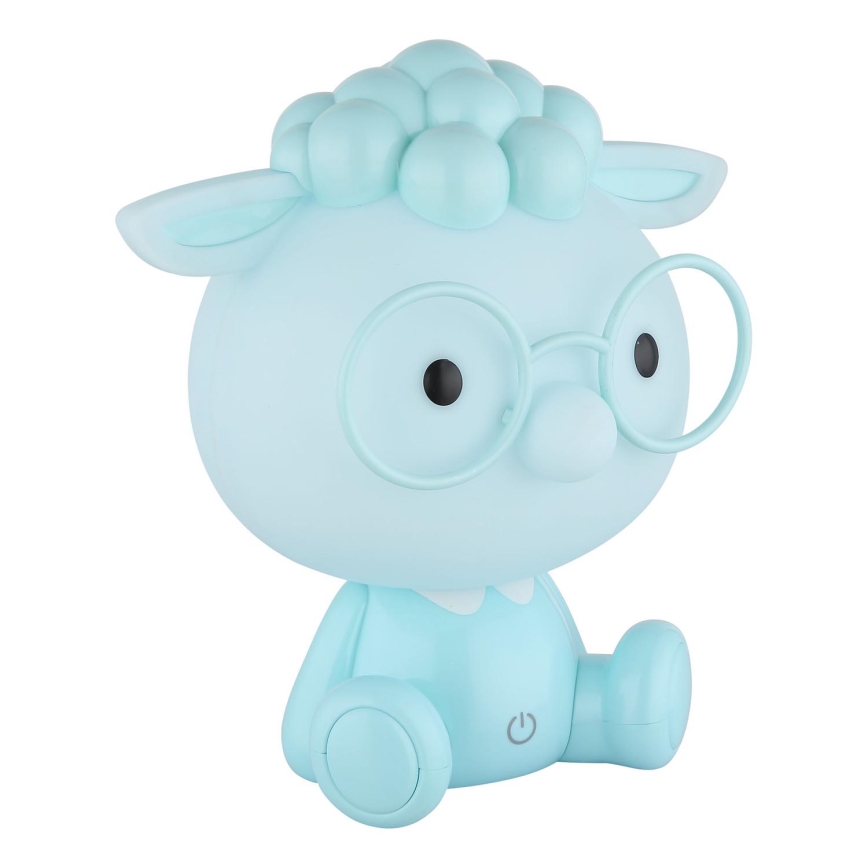 Globo - Lâmpada noturna infantil recarregável LED dimmerizável LED/1W/5V 500 mAh azul