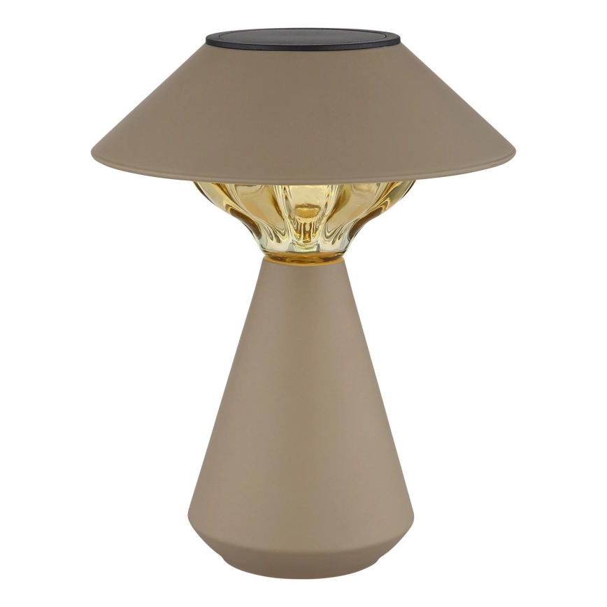 Globo - Lâmpada Solar LED 10xLED/0,06W/1,2V IP44 600 mAh castanha