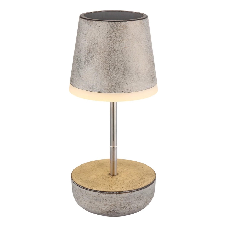 Globo - Lâmpada Solar LED 10xLED/0,06W/3V IP44 800 mAh cinza