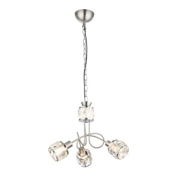 Globo - LED Candelabro numa corrente 3xE14/40W/230V + LED/5W