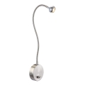 Globo - LED Luminária Flexível LED/3W/230V cromado brilhante