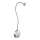 Globo - LED Luminária Flexível LED/3W/230V cromado brilhante