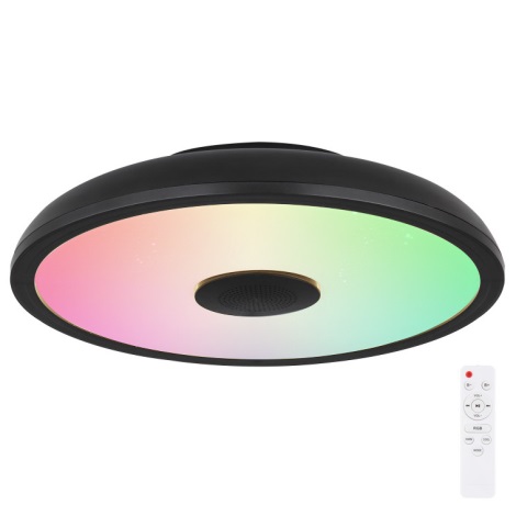 Globo - LED RGBW Iluminação de casa de banho com regulação com um altifalante LED/18W/230V IP44 + controlo remoto