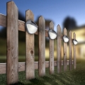 Globo - Luminária de parede solar LED 2xLED/0,06W/1,2V IP44 200 mAh