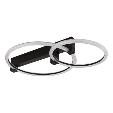 Globo - Luminária de teto LED/24W/230V 3000K 58x38 cm preta