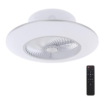 Globo - Luminária de teto LED dimmerizável com ventilador LED/40W/230V 3000-6000K + controlo remoto