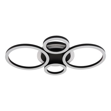 Globo - Luminária de teto LED LED/40W/230V 2700/4500/6500K Ø 35,5x53 cm preta