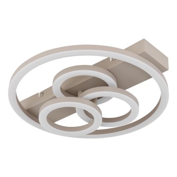 Globo - Luminária de teto LED regulável LED/40W/230V 2700-6500K 35x33 cm latão + controlo remoto