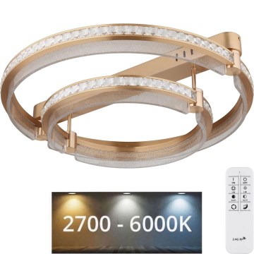 Globo - Luminária de teto LED regulável LED/78W/230V 2700K-6000K com controlo remoto