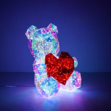 Globo - Luminária decorativa de mesa LED em embalagem para presente LED/6W/5V USB urso