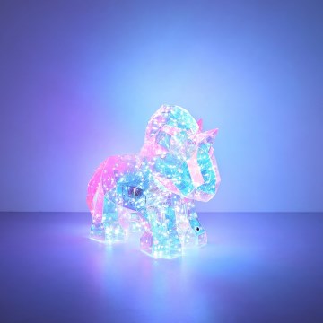 Globo - Luminária decorativa de mesa recarregável e dimerizável LED/4W/5V 1800 mAh Unicórnio