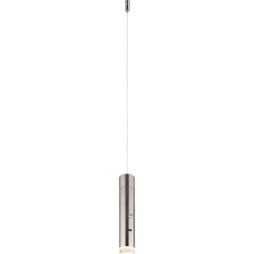 Globo - Luminária recarregável tátil regulável 2 em 1 LED/2W/230/5V cromo fosco