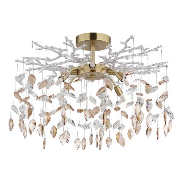 Globo - Lustre com haste 8xG9/8W/230V dourado