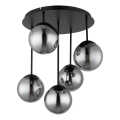 Globo - Lustre de teto fixo 5xE14/25W/230V preto