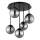 Globo - Lustre de teto fixo 5xE14/25W/230V preto