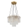 Globo - Lustre em cabo 5xE27/60W/230V dourado