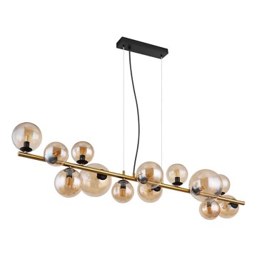 Globo - Lustre LED suspenso por cabo 13xG9/3,5W/230V latão
