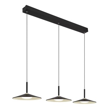 Globo - Lustre LED suspenso por cabo LED/24W/230V 4000K preto