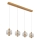 Globo - Lustre LED suspenso por cabo LED/32W/230V 3000K dourado