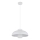 Globo - Lustre pendente com cabo 1xE27/60W/230V branco