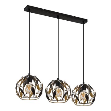 Globo - Lustre pendente com cabo 3xE27/40W/230V