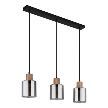 Globo - Lustre pendente em cabo 3xE27/25W/230V