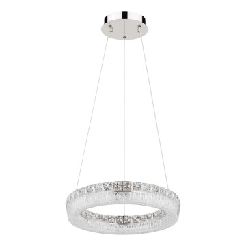 Globo - Lustre pendente em cabo dimerizável LED/24W/230V 2700-6000K transparente + controlo remoto