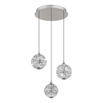 Globo - Lustre pendente LED com cabo LED/24W/230V