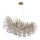 Globo - Lustre suspenso com cabo 10xE14/40W/230V dourado