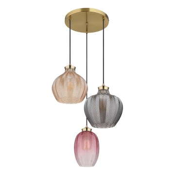 Globo - Lustre suspenso com cabo 3xE27/60W/230V Ø 45 cm
