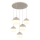 Globo - Lustre suspenso com cabo 5xE27/60W/230V