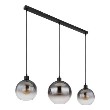 Globo - Lustre suspenso em cabo 3xE27/60W/230V