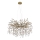 Globo - Lustre suspenso por cabo 10xE14/40W/230V dourado