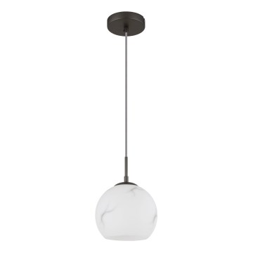 Globo - Lustre suspenso por cabo, 1x E27/60W/230V, Ø 20 cm