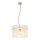 Globo - Lustre suspenso por cabo 1xE27/60W/230V Ø 40 cm creme