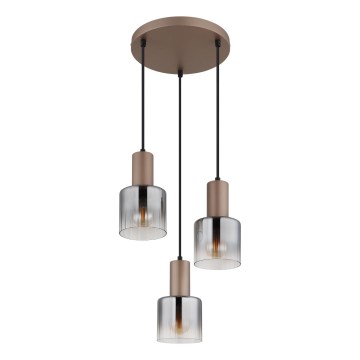 Globo - Lustre suspenso por cabo 3xE27/40W/230V