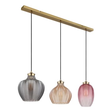 Globo - Lustre suspenso por cabo 3xE27/60W/230V