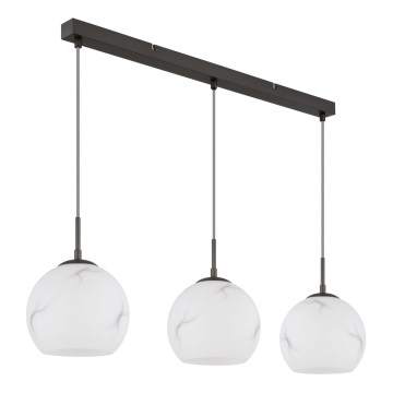 Globo - Lustre suspenso por cabo 3xE27/60W/230V