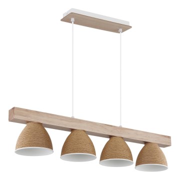 Globo - Lustre suspenso por cabo 4xE14/40W/230V