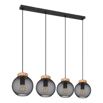 Globo - Lustre suspenso por cabo 4xE27/40W/230V