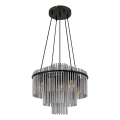 Globo - Lustre suspenso por cabo 5xE27/60W/230V preto