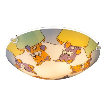 Globo - Luz de teto de criança 2xE27ILLU/60W/230V