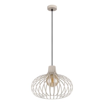 Globo - Pendente com cabo 1xE27/40W/230V bege