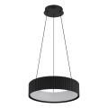Globo - Pendente em cabo LED/45W/230V 2700/4000/6000K Ø 46 cm preto