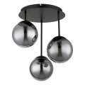 Globo - Plafon 3xE14/25W/230V preto