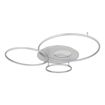 Globo - Plafon LED dimerizável LED/70W/230V 2700-6500K Wi-Fi Tuya cromo fosco + controlo remoto