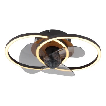 Globo - Ventilador de teto LED regulável LED/24W/230V 2700-6500K + controlo remoto